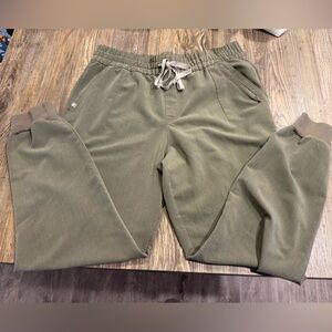 Figs Heathered Olive Joggers